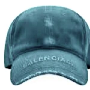 Balenciaga Hat New Petrol Blue Size L 59cm